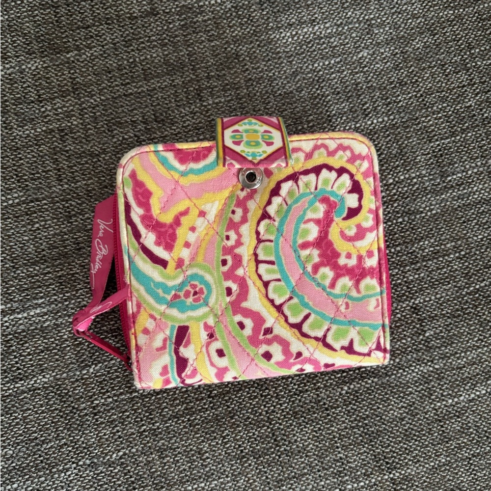 Capri Melon Vera Bradley Wallet - Picture 3 of 5